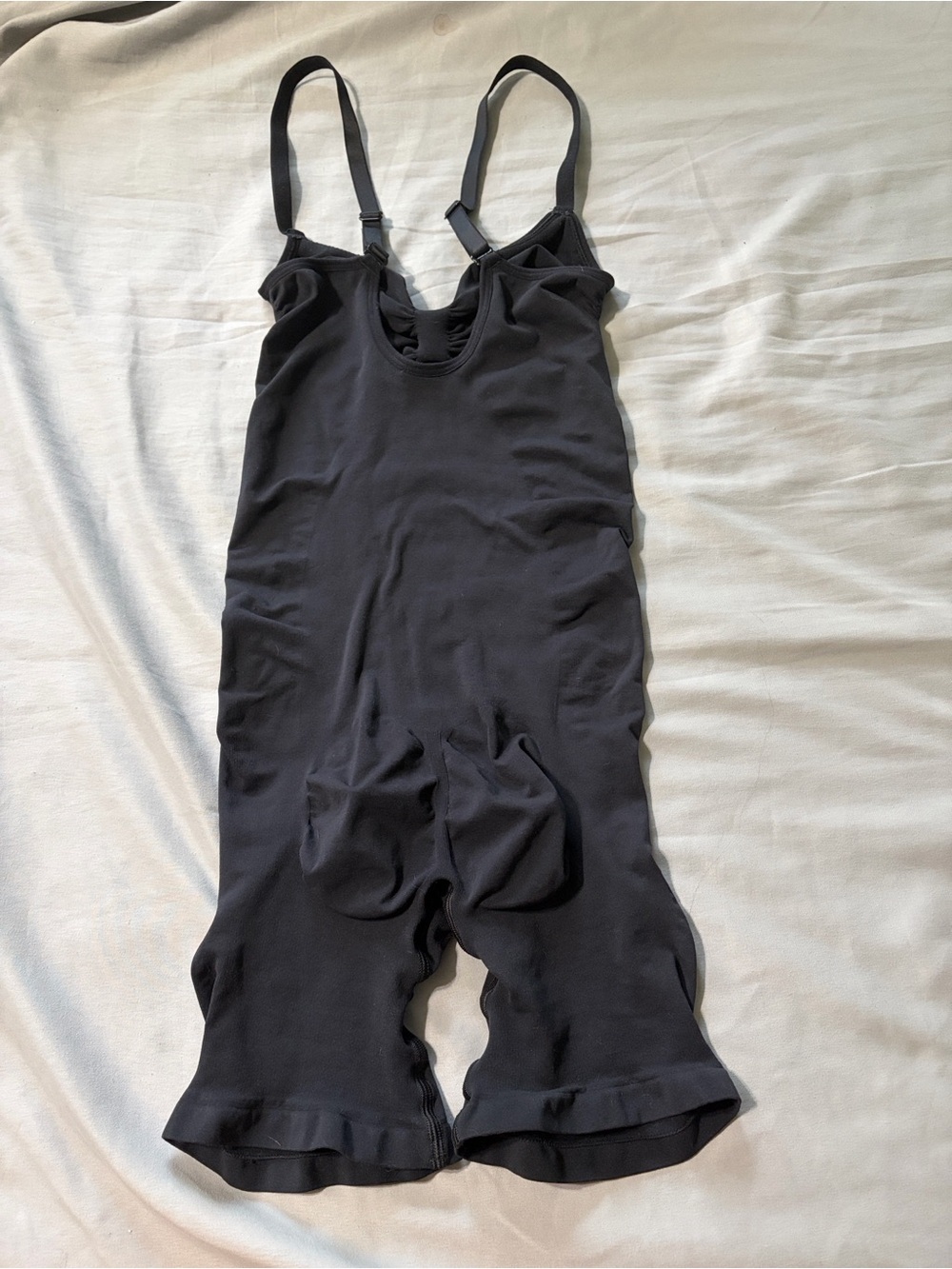 Skims NWOT Seamless Sculpt Mid-Thigh Bodysuit Onyx Black Size XL - Picture 11 of 13